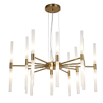 Люстра подвесная с 20-ю цилиндрическими матовыми плафонами Delta Light варинант исполнения - 1 | Loft Concept в Санкт-петербурге