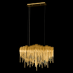 Люстра подвесная с металлическими цепочками и изогнутыми металлическими дугами 72 см Atlantis Chain варинант исполнения - 13 | Loft Concept в Санкт-петербурге