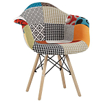 Стул с обивкой в стиле Patchwork варинант исполнения - 1 | Loft Concept в Санкт-петербурге