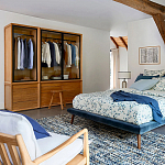 Двуспальная кровать с мягким изголовьем Daniel Bed варинант исполнения - 6 | Loft Concept в Санкт-петербурге