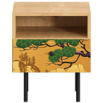 Прикроватная тумба с изображением на ящике Elise Nightstand варинант исполнения - 5 | Loft Concept в Санкт-петербурге