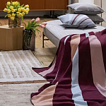 Плед из хлопка с геометрическим рисунком Elan Stripe Addison варинант исполнения - 6 | Loft Concept в Санкт-петербурге