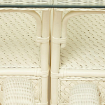 Комплект обеденный из ротанга Eloise grand white варинант исполнения - 14 | Loft Concept в Санкт-петербурге