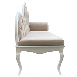 Рекомье со спинкой в стиле прованс Montmartre Provence Ottoman варинант исполнения - 7 | Loft Concept в Санкт-петербурге