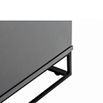 ТВ-тумба цвета графит с  2-мя дверцами и ящиком Strict Lines варинант исполнения - 5 | Loft Concept в Санкт-петербурге