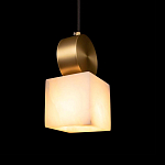 Подвесной светильник светодиодный с квадратным плафоном Stone Helios варинант исполнения - 2 | Loft Concept в Санкт-петербурге