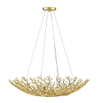 Люстра в форме золотой чаши из кораллов Coral Decor варинант исполнения - 2 | Loft Concept в Санкт-петербурге