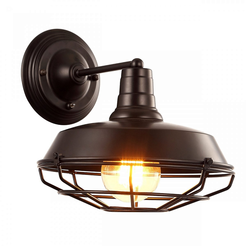 Бра Wall lamp DARK CAGE black Черный в Санкт-петербурге | Loft Concept 