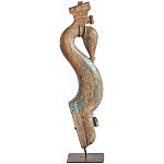 Арт-объект из антикварного тика Antique Fragment Statuette варинант исполнения - 1 | Loft Concept в Санкт-петербурге