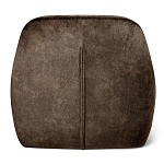 Барный стул со спинкой и подлокотниками на 4-х деревянных ножках Douglas Rhombus Коричневый Велюр варинант исполнения - 4 | Loft Concept в Санкт-петербурге