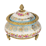 Шкатулка фарфоровая с цветочной росписью Eden Garden варинант исполнения - 1 | Loft Concept в Санкт-петербурге