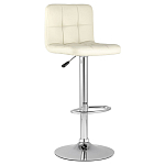 Барный стул с сиденьем молочного цвета Honory варинант исполнения - 1 | Loft Concept в Санкт-петербурге