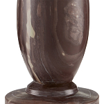 Настольная лампа из мрамора с тканевым абажуром Seductress варинант исполнения - 1 | Loft Concept в Санкт-петербурге