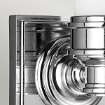 Бра для ванных комнат с матовым цилиндрическим плафоном на квадратном основании цвета хром Feiss варинант исполнения - 4 | Loft Concept в Санкт-петербурге