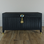 Большой дизайнерский Сундук Elsa Dreams Black варинант исполнения - 1 | Loft Concept в Санкт-петербурге