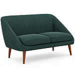 Двухместный диван с обивкой из велюра Belanger Sofa варинант исполнения - 2 | Loft Concept в Санкт-петербурге