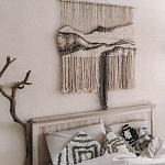 Панно Современный Гобелен ручная работа Туманное Утро варинант исполнения - 3 | Loft Concept в Санкт-петербурге