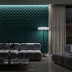 Гипсовая 3D панель с принтографией PM-17 варинант исполнения - 1 | Loft Concept в Санкт-петербурге