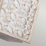 Бра прямоугольное в серебрянном цвете с ажурной решеткой Feiss варинант исполнения - 5 | Loft Concept в Санкт-петербурге