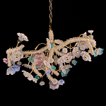 Люстра круглая с цветочным декором Miscellaneous herbs варинант исполнения - 1 | Loft Concept в Санкт-петербурге