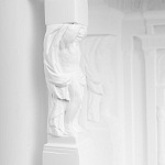 Встраиваемый в стену гипсовый светильник под покраску с колоннами и арками в античном стиле Antiquity Athena варинант исполнения - 12 | Loft Concept в Санкт-петербурге