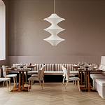 Подвесной вязаный белый светильник «Звезда Востока 03» варинант исполнения - 3 | Loft Concept в Санкт-петербурге