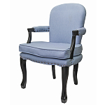 Кресло Aubrey Classical Armchair blue flax варинант исполнения - 3 | Loft Concept в Санкт-петербурге