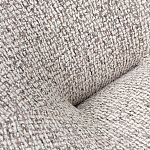 Кресло вращающееся круглой формы из серого шенилла Favorite Vacation Place варинант исполнения - 1 | Loft Concept в Санкт-петербурге