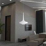 Подвесной вязаный белый светильник «Лампа Марракеша» варинант исполнения - 3 | Loft Concept в Санкт-петербурге