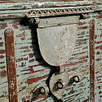 Большой Индийский сундук Бирюзовый цвет Loft-Concept  варинант исполнения - 1 | Loft Concept в Санкт-петербурге