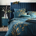 Тумба с одной дверцей Scale Ornament Blue Nightstand варинант исполнения - 4 | Loft Concept в Санкт-петербурге