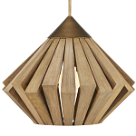 Подвесной светильник из толстых деревянных реек Wooden Slats варинант исполнения - 1 | Loft Concept в Санкт-петербурге