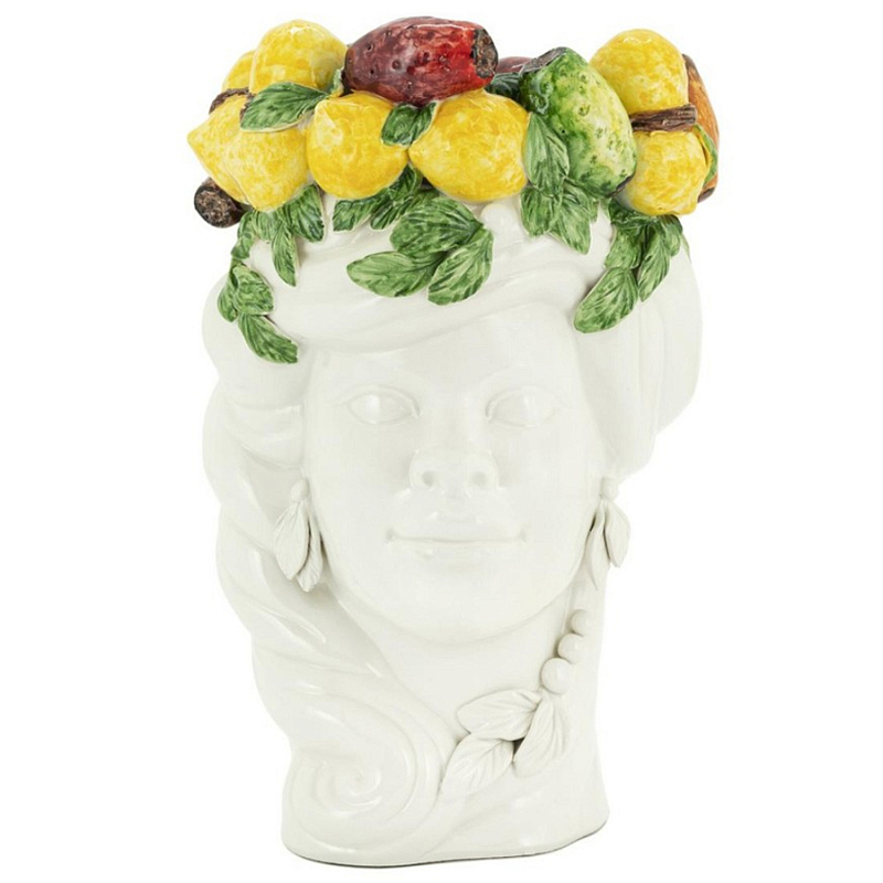 Ваза No Face Head Vase Lady Белый Желтый Зеленый в Санкт-петербурге | Loft Concept 