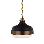 Подвесной светильник с круглым белым плафоном в индустриальном стиле Feiss варинант исполнения - 1 | Loft Concept в Санкт-петербурге