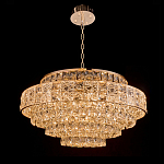 Люстра хрустальная в неоклассическом стиле на золотистом каркасе Majesty варинант исполнения - 7 | Loft Concept в Санкт-петербурге