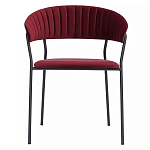 Стул мягкий с бархатистой велюровой спинкой и сиденьем Wine Chair варинант исполнения - 1 | Loft Concept в Санкт-петербурге