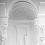 Встраиваемый в стену гипсовый светильник под покраску с колоннами и арками в античном стиле Antiquity Athena варинант исполнения - 10 | Loft Concept в Санкт-петербурге