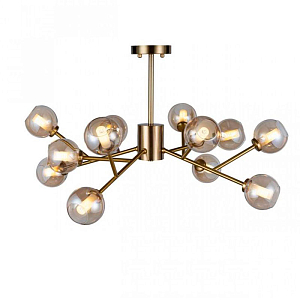 Люстра RH Boule De Cristal amber 12