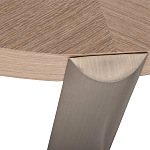 Столик журнальный с низкой круглой столешницей Wood Grain варинант исполнения - 2 | Loft Concept в Санкт-петербурге