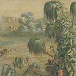 Обои ручная роспись Le Brésil Brume варинант исполнения - 1 | Loft Concept в Санкт-петербурге