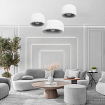 Подвесной светильник с круглым рельефным абажуром Sergey Makhno варинант исполнения - 6 | Loft Concept в Санкт-петербурге