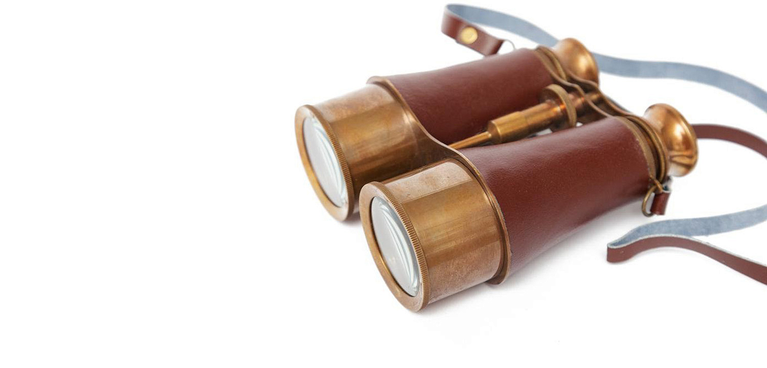 Винтажный бинокль в подарочной коробке Victorian Era Brass Binoculars - Loft-Concept в Санкт-петербурге
