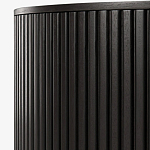 Черный приставной стол с местом для хранения Smart Textured Table варинант исполнения - 3 | Loft Concept в Санкт-петербурге