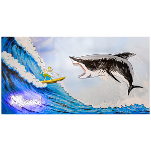 Картина Shark с декоративной подсветкой