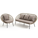 Садовое кресло Аcapulco Grey Chair варинант исполнения - 6 | Loft Concept в Санкт-петербурге