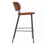 Стул барный с широкой полукруглой спинкой Chair Smooth Shapes варинант исполнения - 2 | Loft Concept в Санкт-петербурге