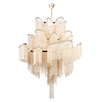 Люстра металлическая Rain of metal варинант исполнения - 3 | Loft Concept в Санкт-петербурге