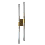 Бра с двумя цилиндрическими матовыми плафонами на круглом основании Delta Light варинант исполнения - 1 | Loft Concept в Санкт-петербурге