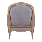 Кресло Ava Classical Armchair brown and grey velour варинант исполнения - 3 | Loft Concept в Санкт-петербурге