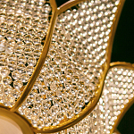 Люстра в форме тюльпана с лепестками из прозрачных стеклянных бусин Hanging Flowers варинант исполнения - 5 | Loft Concept в Санкт-петербурге